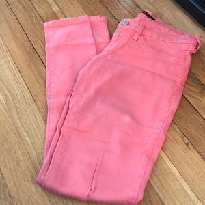 Salmon Colored Flying Monkey Jeans